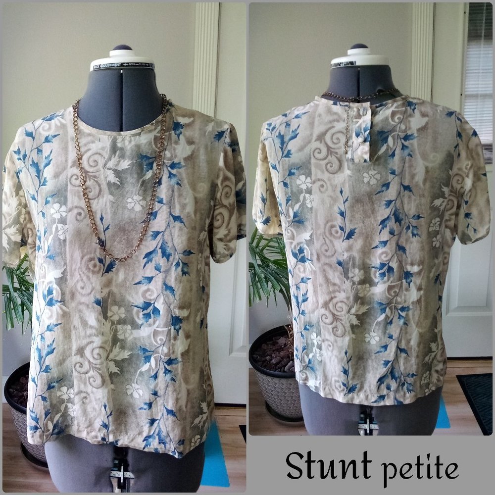 Stunt Silk Blouse